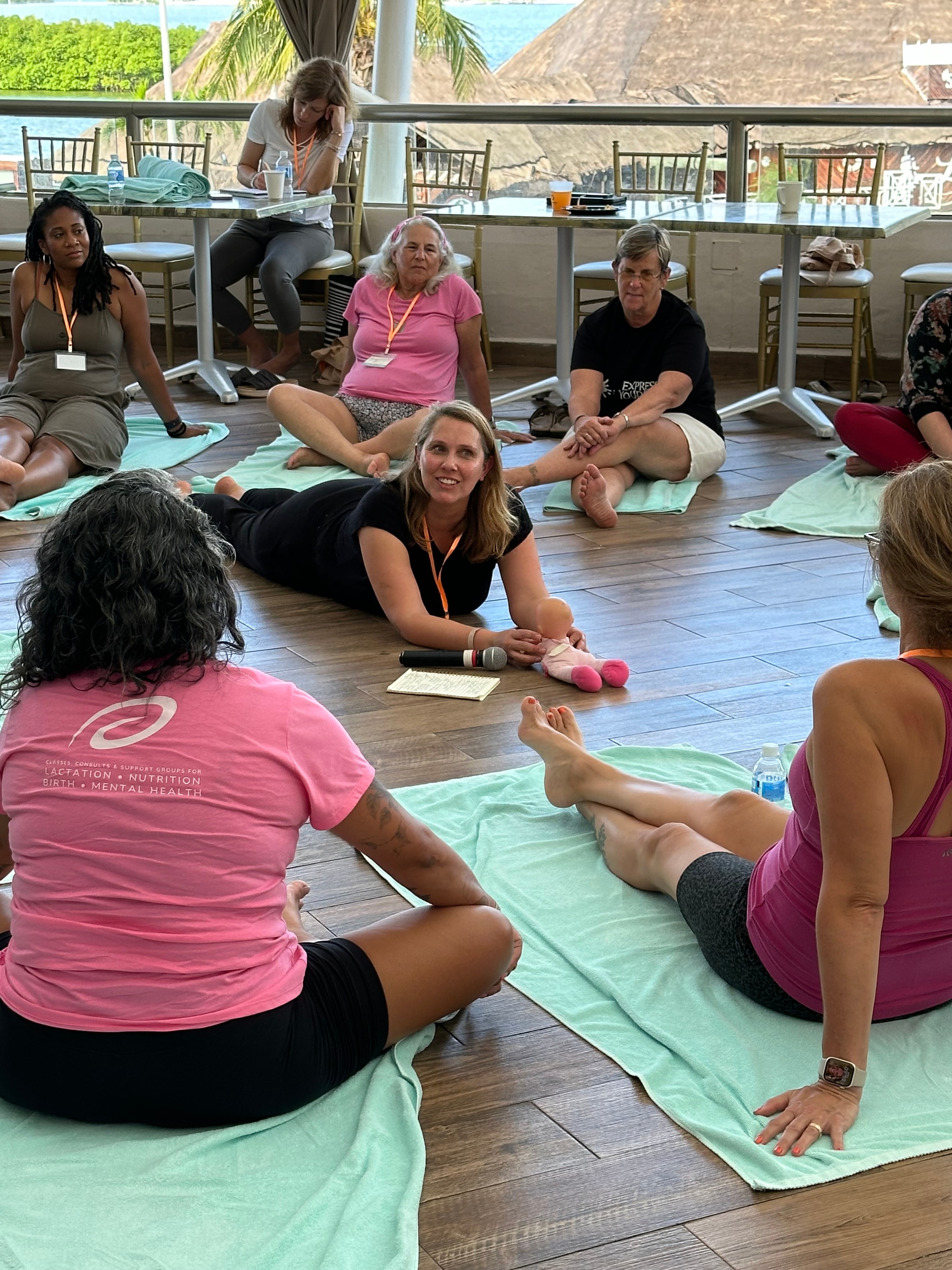 Hands-on workshop session at a Lactivents event
